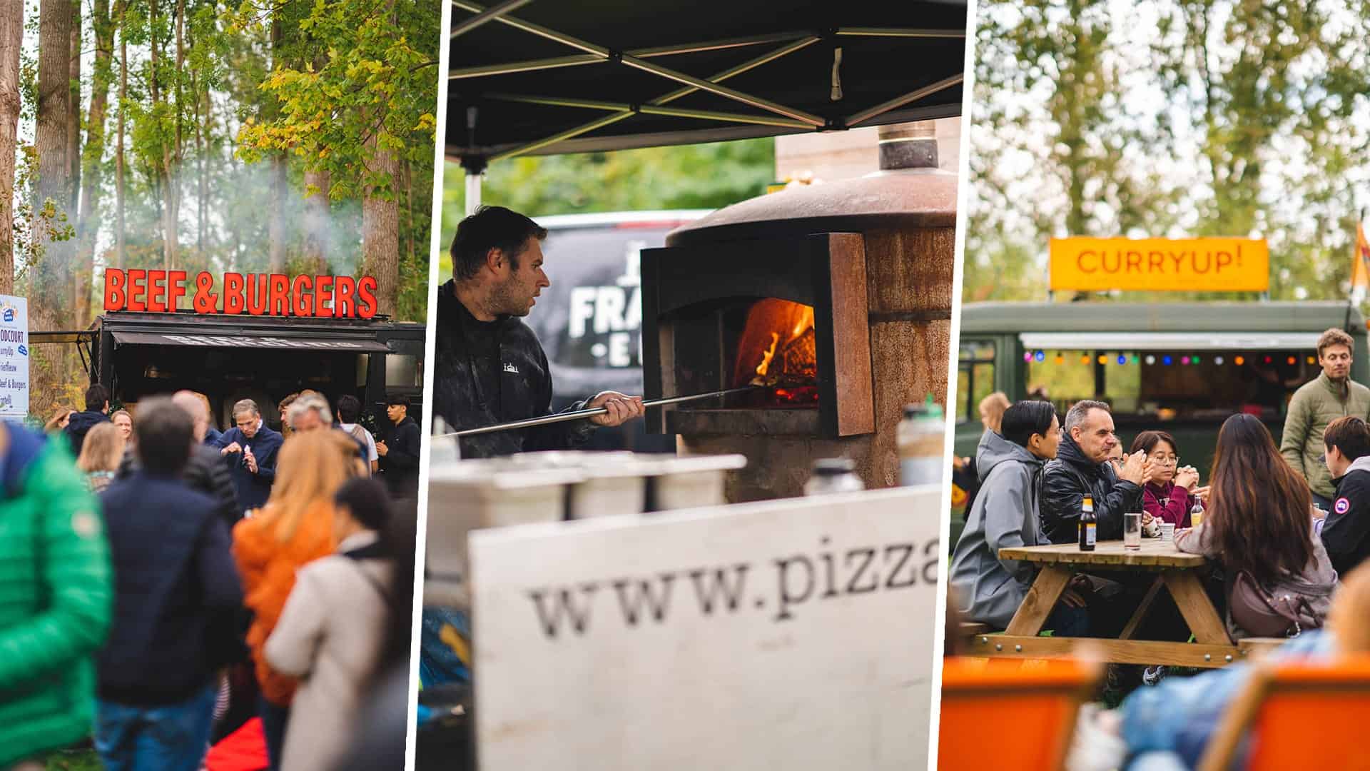 Foodtrucks tijdens familiedag Buitenplaats Vlaardingen